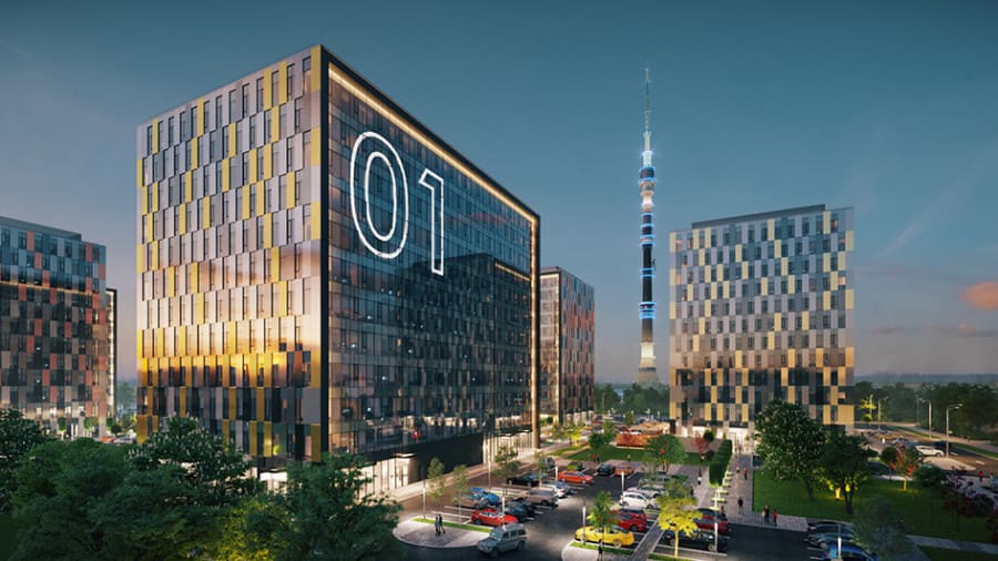 БЦ Останкино: Wi-Fi сеть и “умные” переговорки за 1 месяц для офисного комплекса из 6 зданий